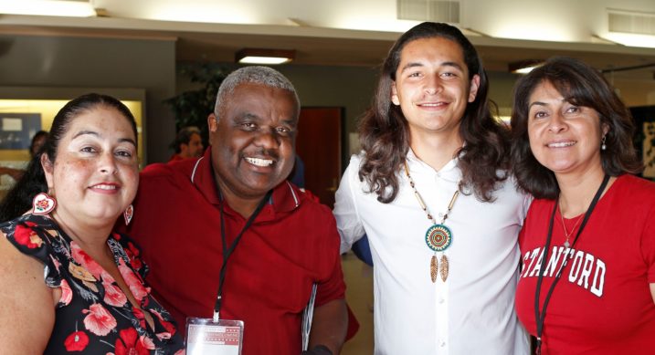 Akinwunmi Kwadwo McKinzie and guests during the Multicultural Hall of Fame Ceremony at Stanford Reunion Homecoming 2018.