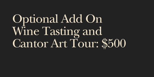 Add on Wine Tasting $500